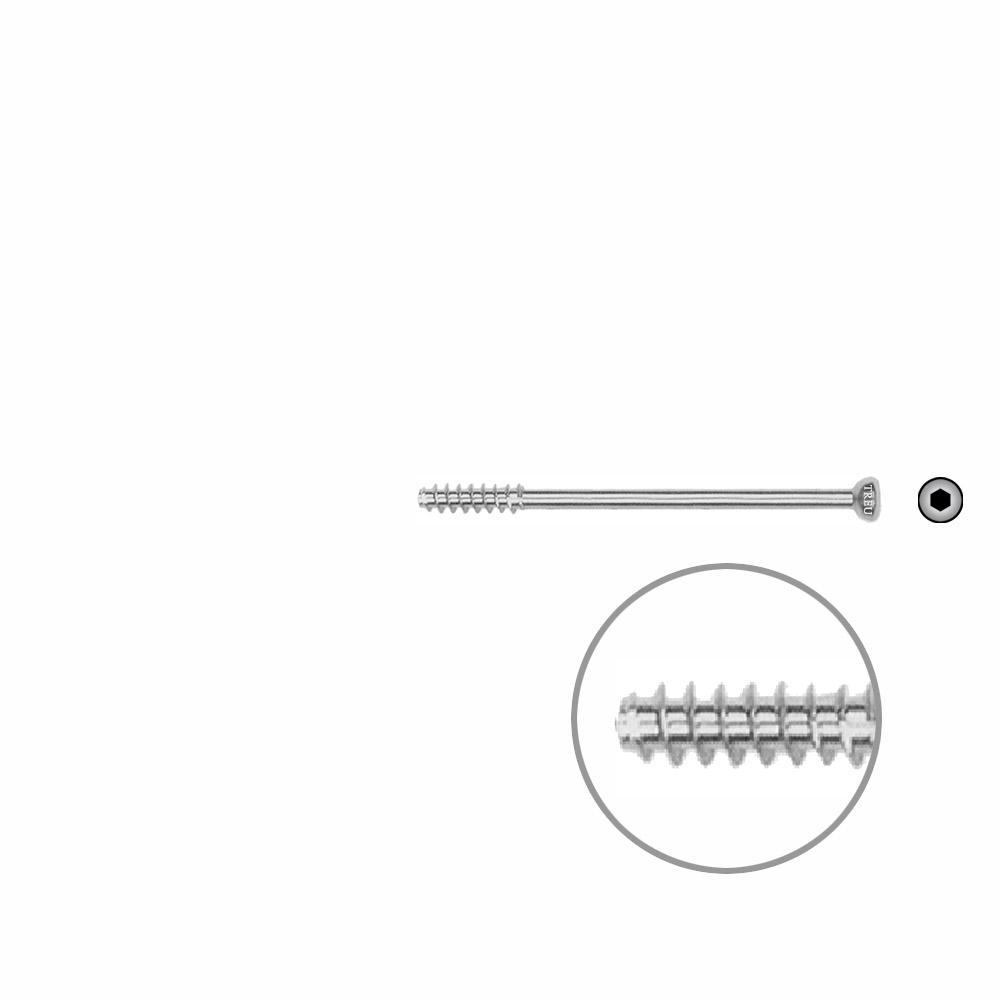 Hollow Screw 4,5 x 48mm half thread SELF TAPPING 