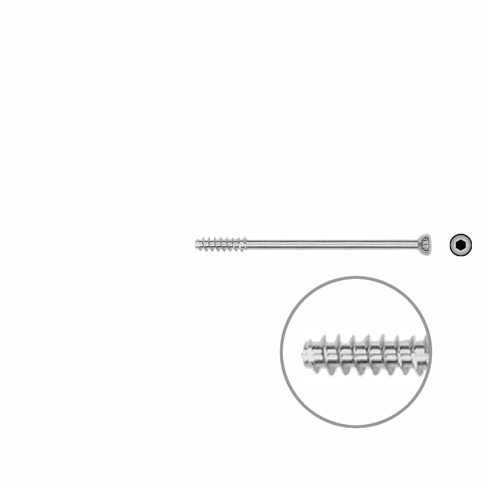 Hollow Screw 4,5 x 50mm half thread SELF TAPPING 