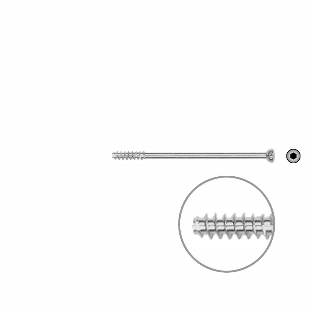 Hollow Screw 4,5 x 54mm half thread SELF TAPPING 