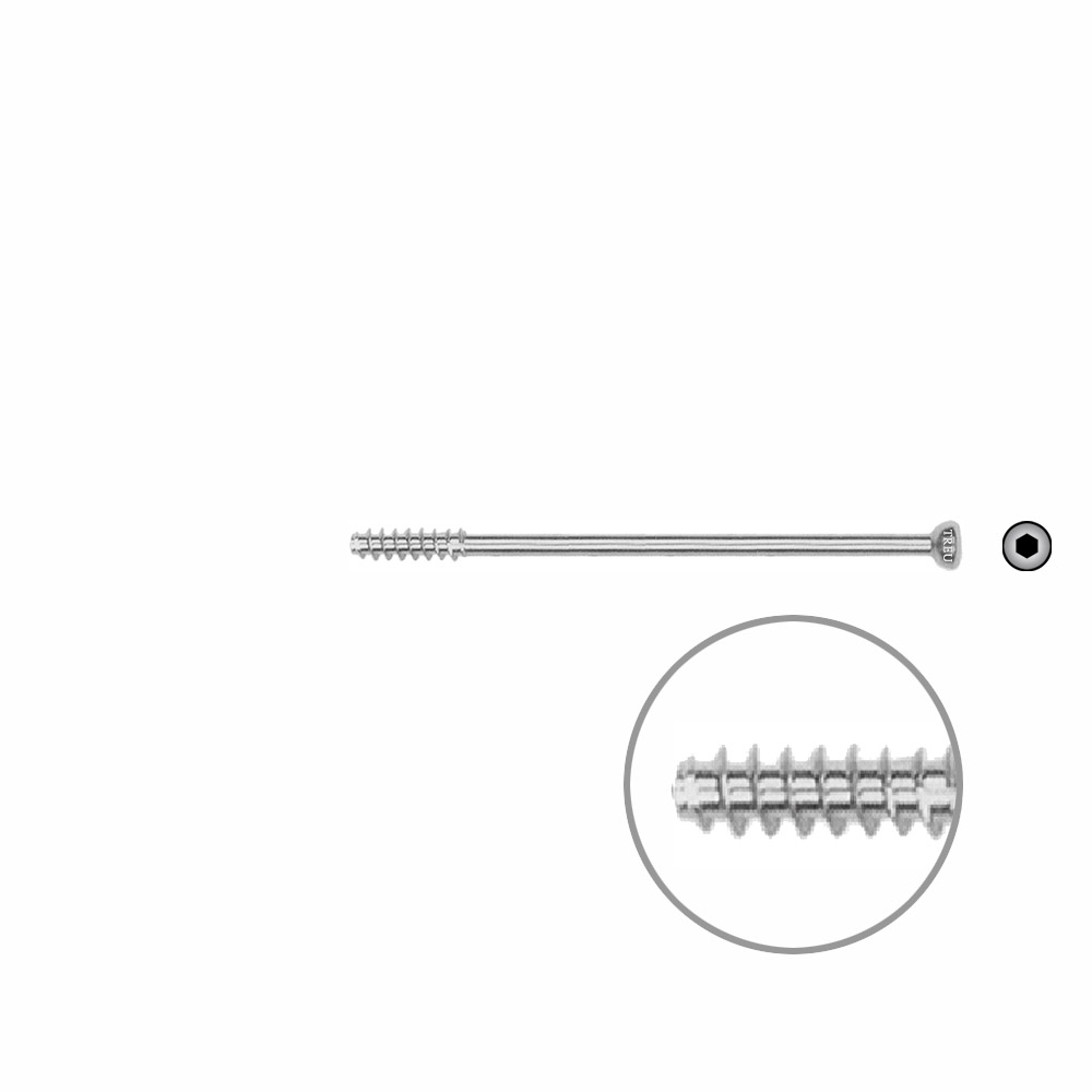 Hollow Screw 4,5 x 58mm half thread SELF TAPPING 