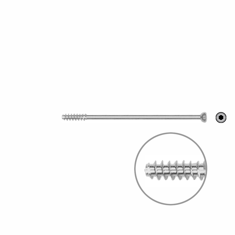 Hollow screw 4,5 x 64mm half thread SELFTAPPING 