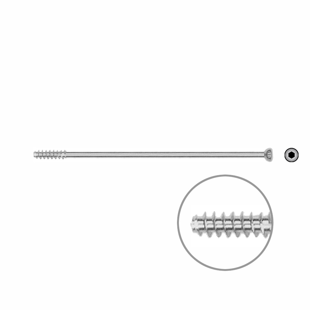 Hollow screw 4,5 x 80mm half thread SELFTAPPING 