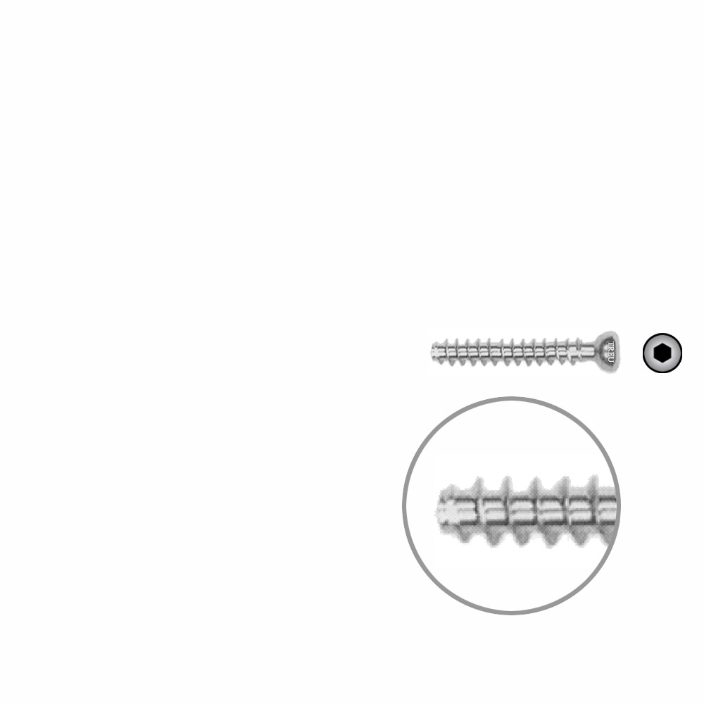 Hollow Screw 4,5 x 28mm full thread SELF TAPPING 