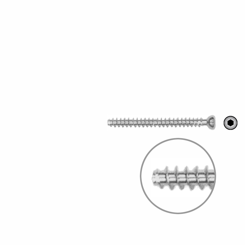 Hollow Screw 4,5 x 46mm full thread SELF TAPPING 