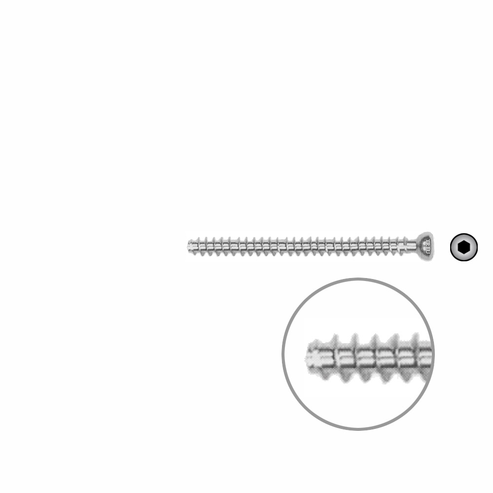 Hollow Screw 4,5 x 52mm full thread SELF TAPPING 