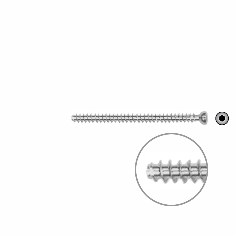 Hollow Screw 4,5mm x 60mm fullthread SELF TAPPING 