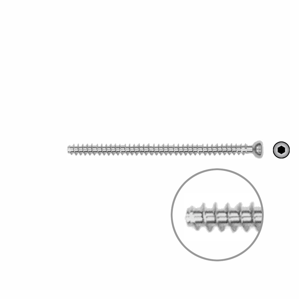 Hollow Screw 4,5mm x 68mm fullthread SELF TAPPING 