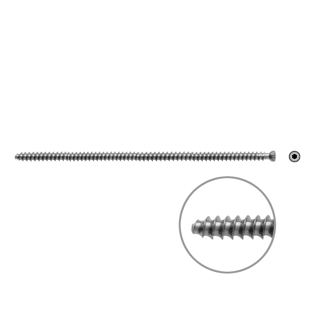 Hollow Screw 7 x 125mm full thr. 