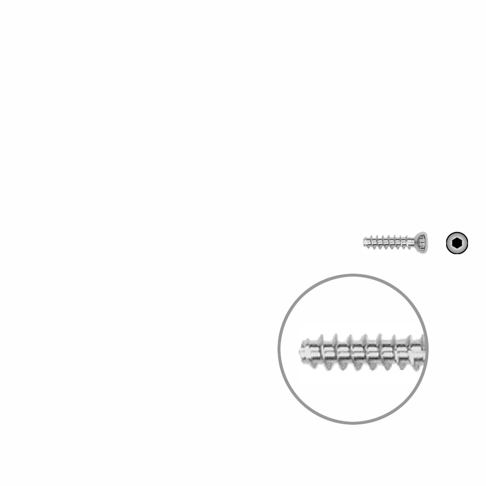 Hollow screw 4,0x14 mm self cutting 