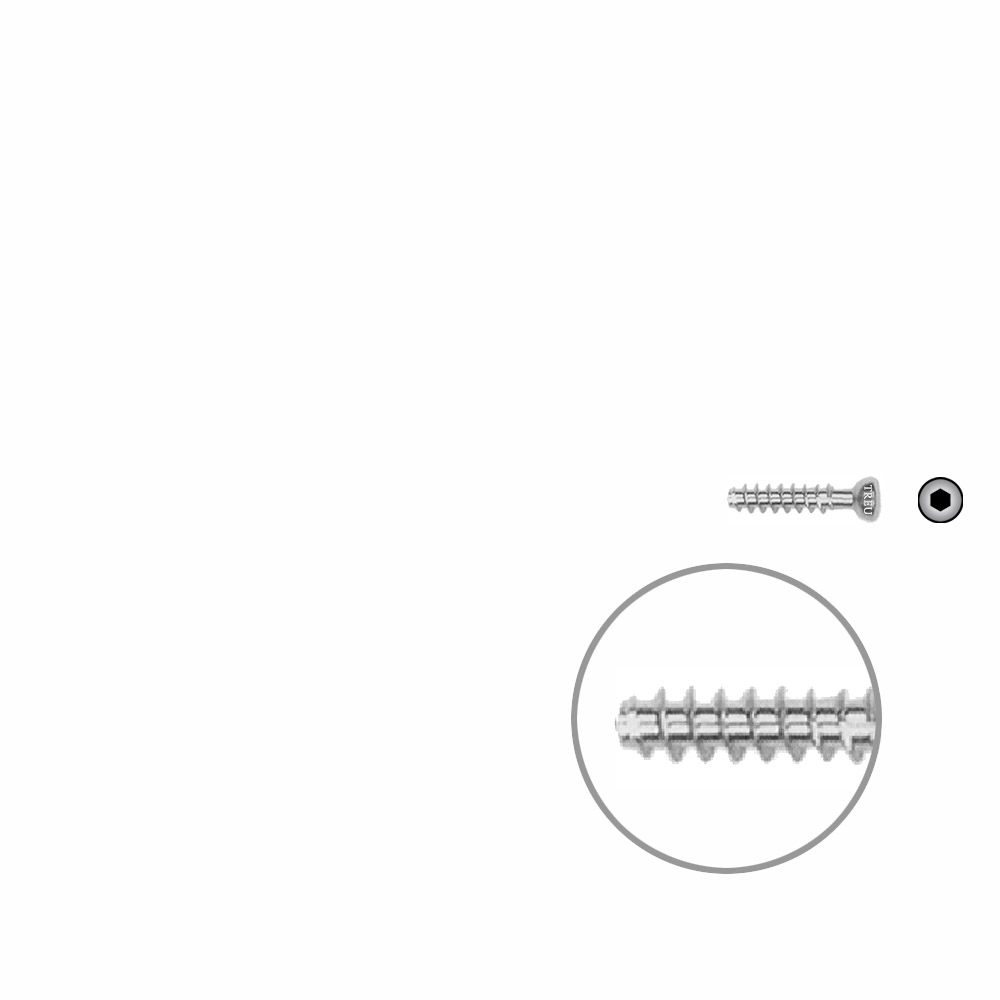 Hollow screw 4,0x16 mm self cutting 