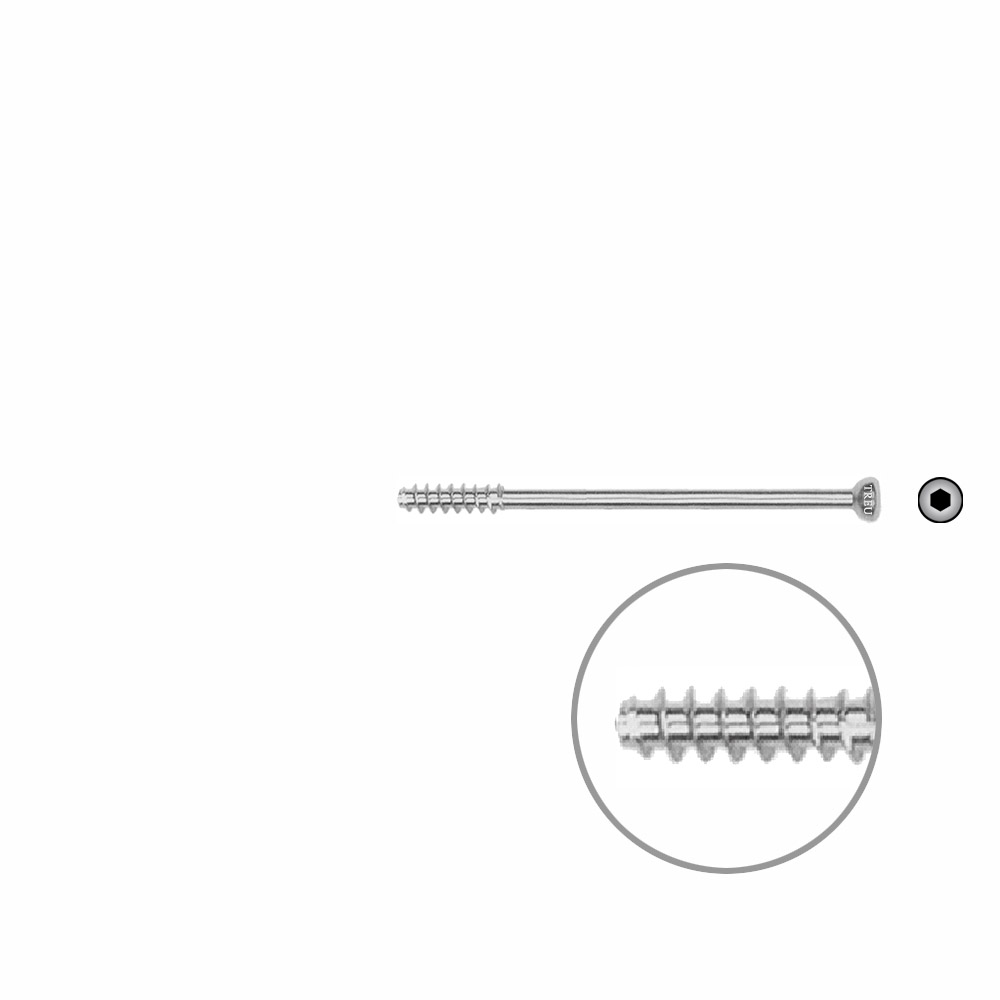 Hollow screw 4,0x50 mm self cutting 