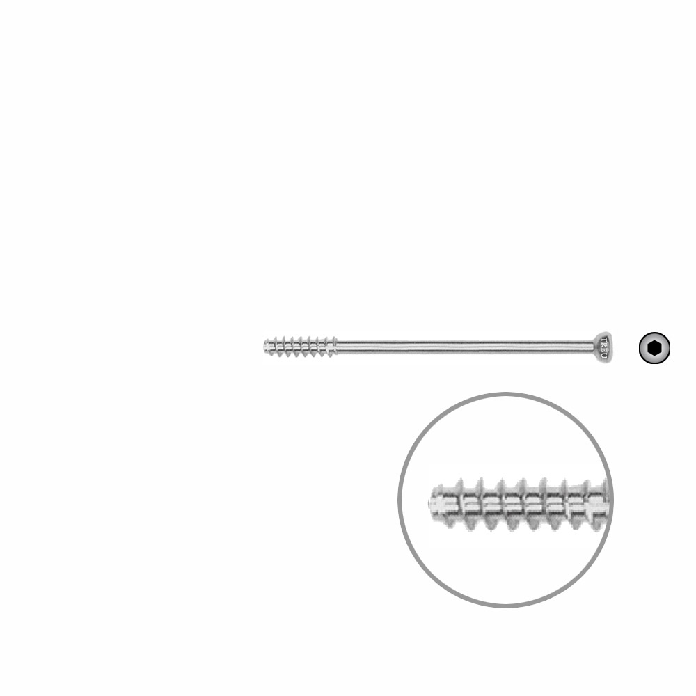 Hollow screw 4,0x52 mm self cutting 