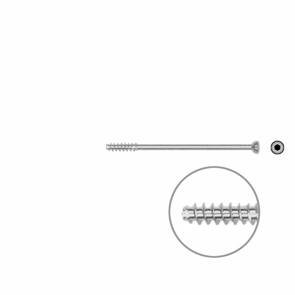 Hollow screw 4,0x54 mm self cutting 