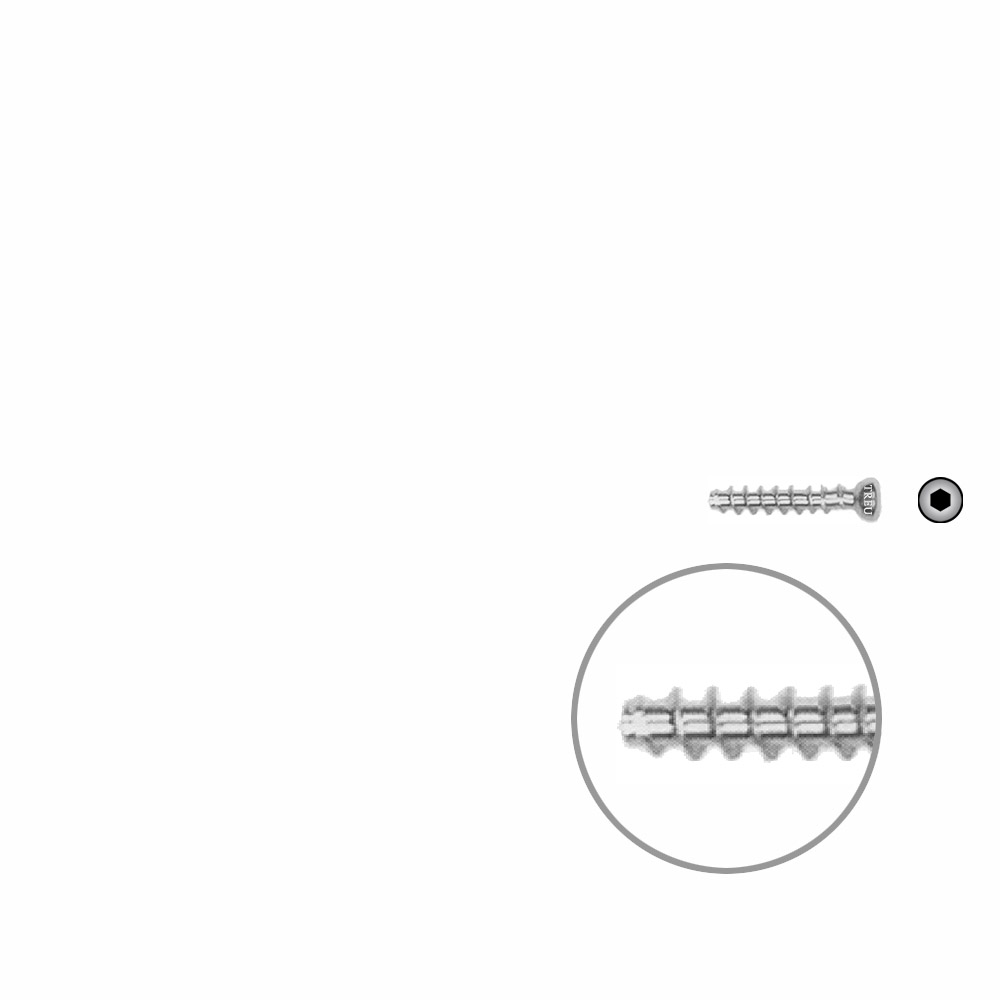 Cannulated Screw 4,0 full thread 18mm 