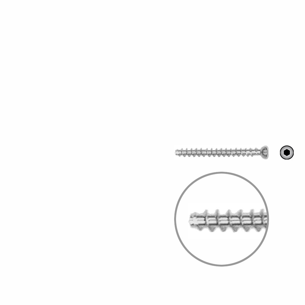 Cannulated Screw 4,0 full thread 32mm 