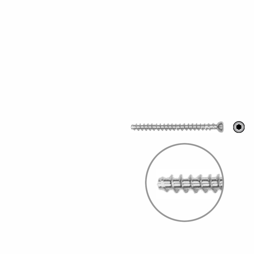 Cannulated Screw 4,0 full thread 38mm 