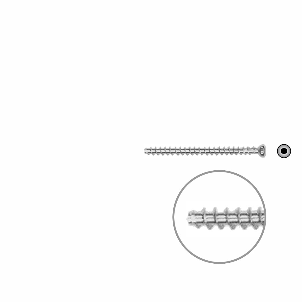 Cannulated Screw 4,0 full thread 42mm 