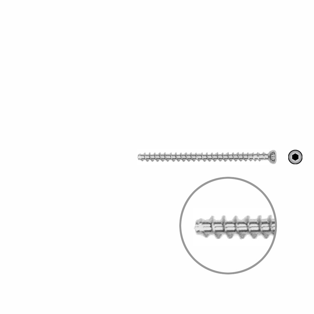 Cannulated Screw 4,0 full thread 46mm 