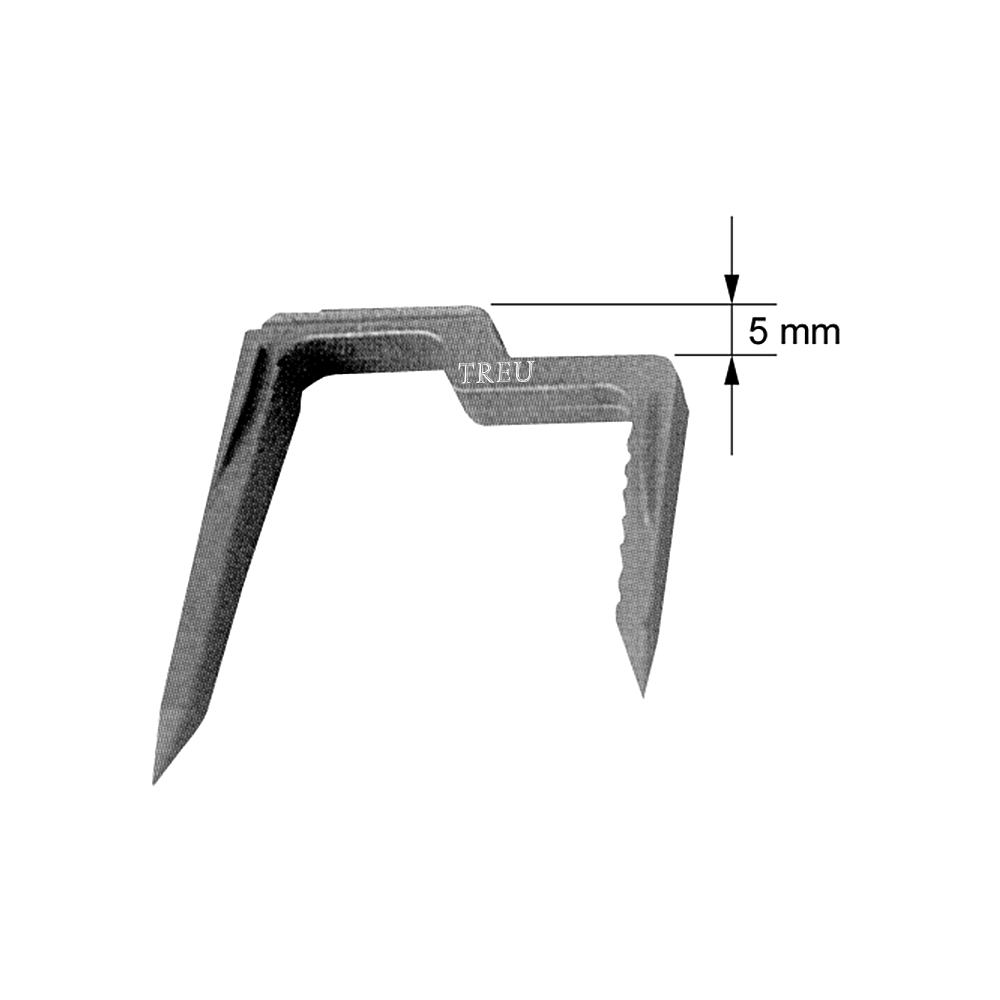 Knochenklammer W24xL40xH5mm 