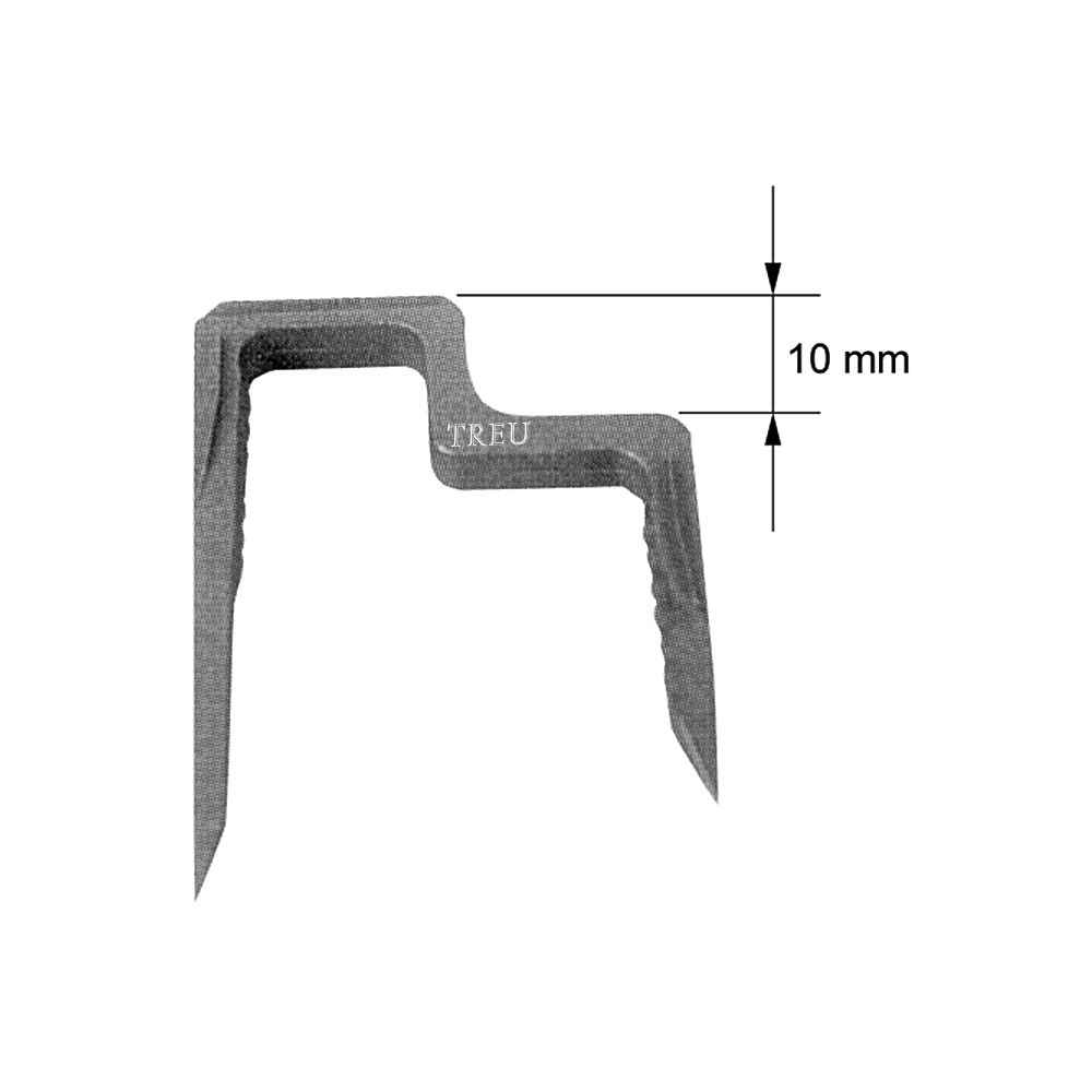 Knochenklammer W24xL40xH10mm 