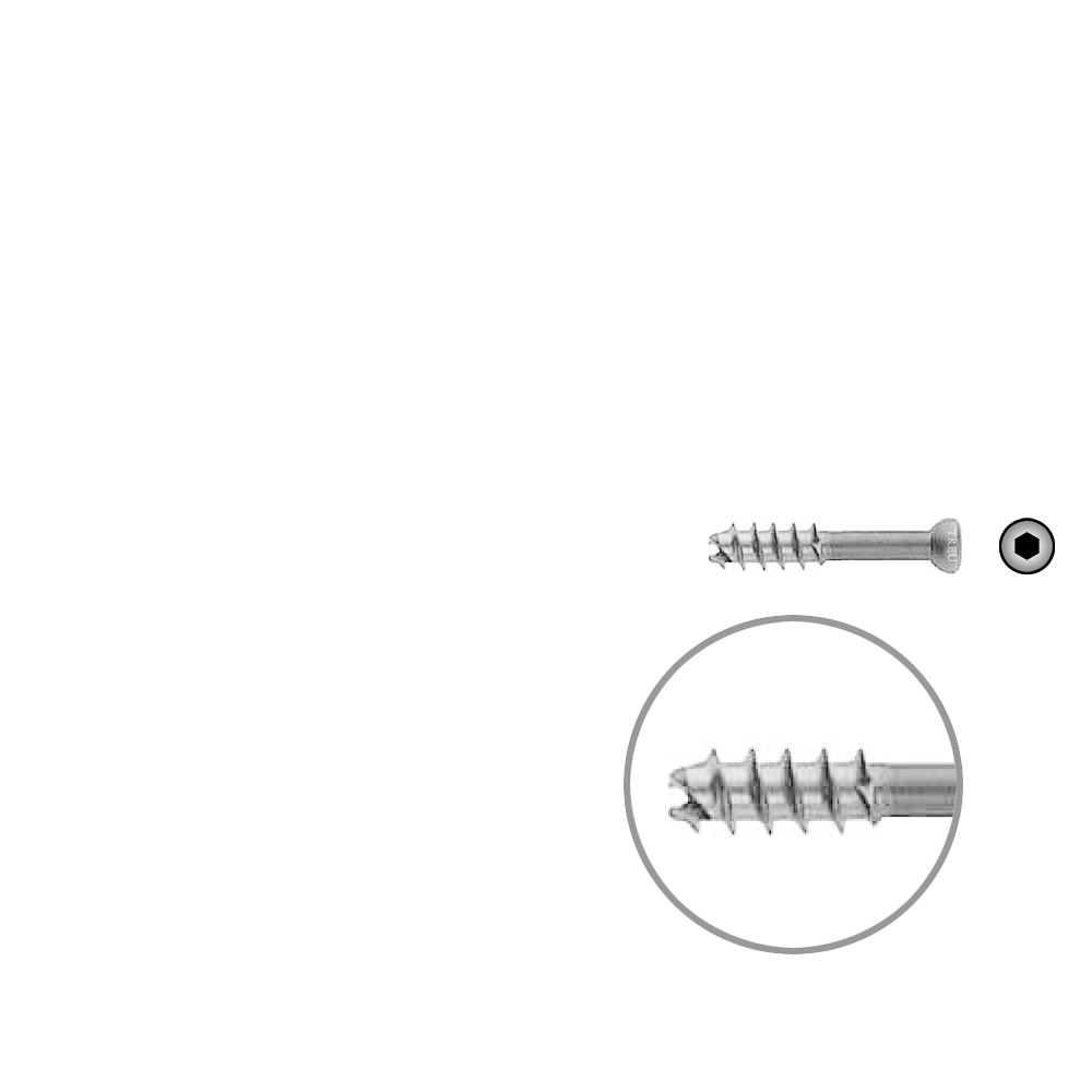 Hohlschraube 7mm Dia x 35mm 16 G selbstschneidend, Stahl Kopf 8,0 mm