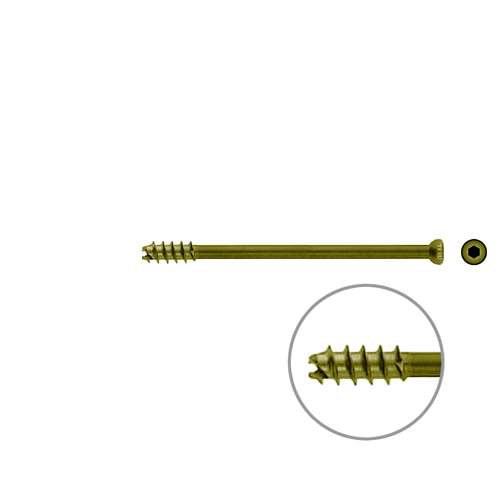 Hollow Screw 7 x 90mm thread 16mm selfcutting, TITAN 