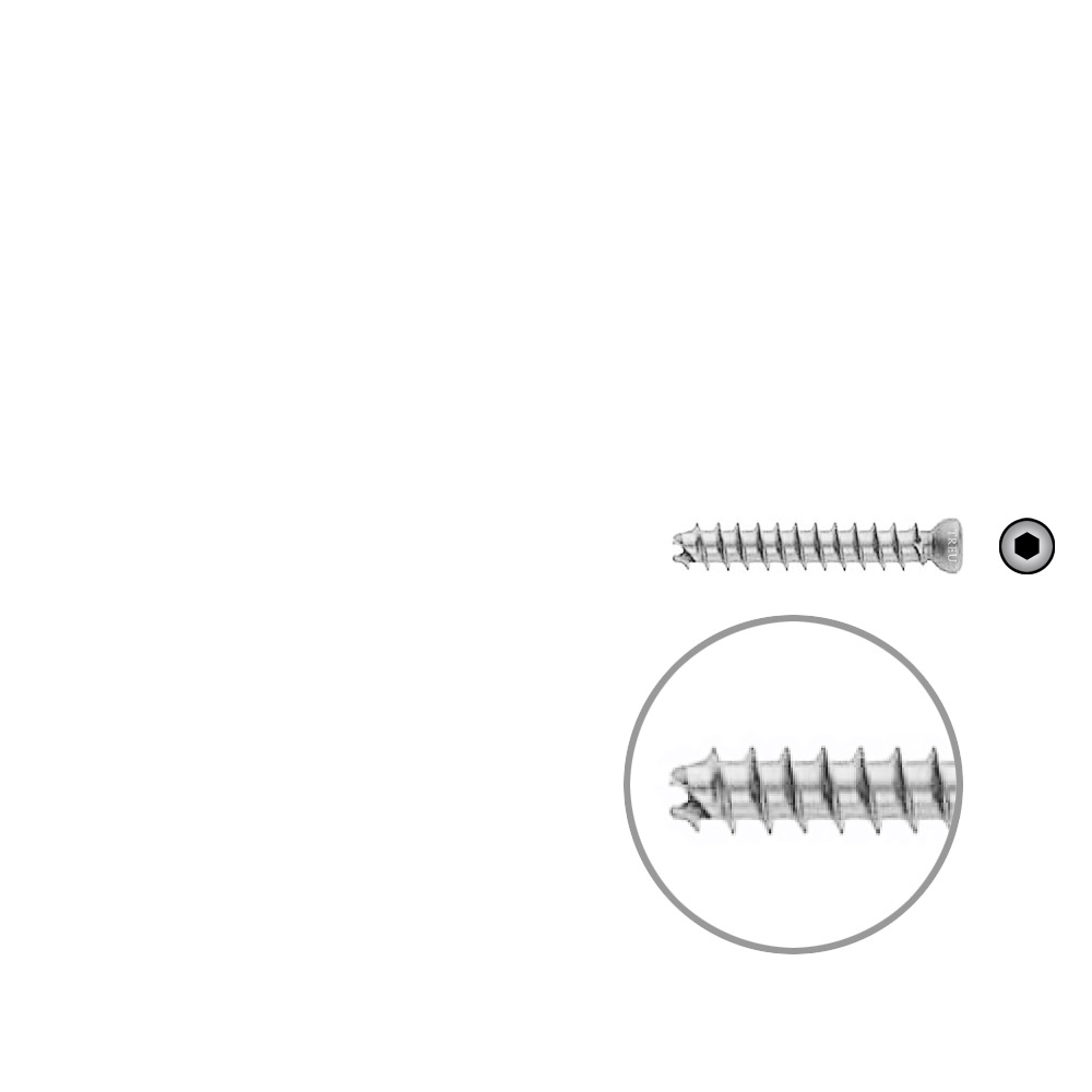 Hollow Screw 7x40mm full thr. 