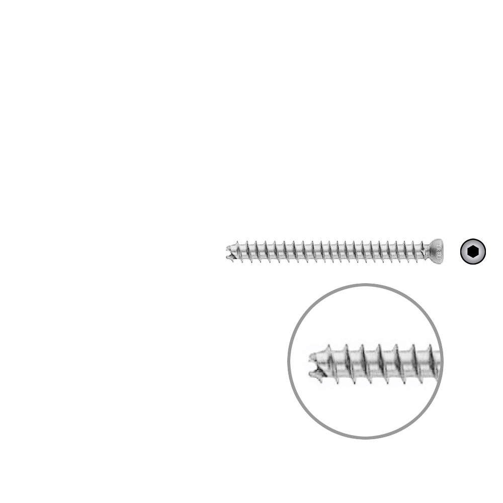 Hollow Screw 7x65mm full thr. 