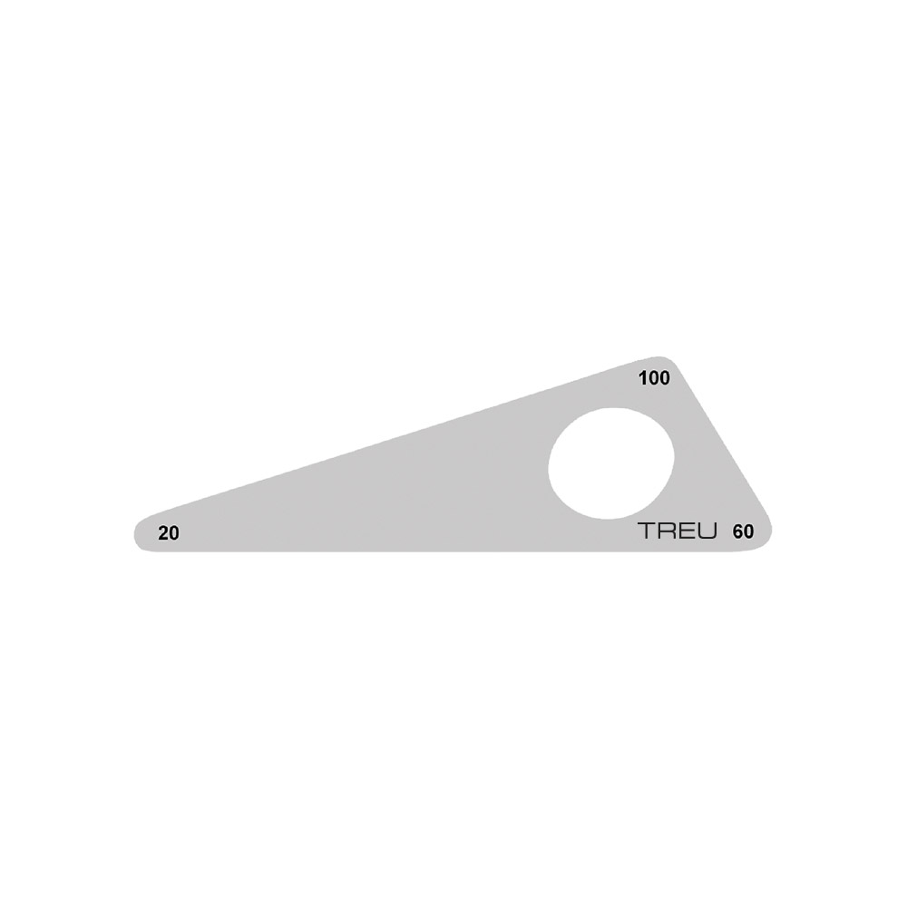 Triangular Positioning Plate 100/60/20° 