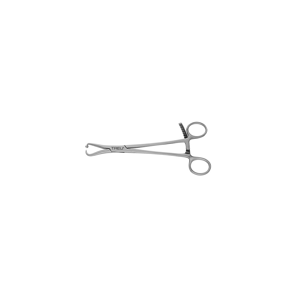 Holding Forceps with ball, left 15,5cm 